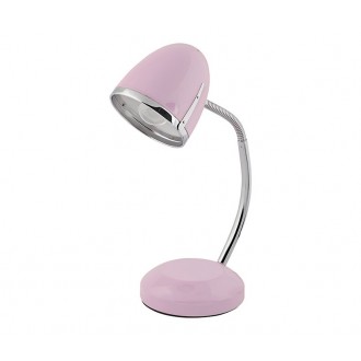 NOWODVORSKI 5798 | Pocatello Nowodvorski asztali lámpa 36cm kapcsoló flexibilis 1x E27 rózsaszín, króm