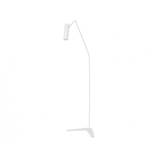 NOWODVORSKI 6493 | Eye-White Nowodvorski álló lámpa 160cm taposókapcsoló elforgatható alkatrészek 1x GU10 fehér