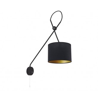 NOWODVORSKI 6513 | Viper Nowodvorski falikar lámpa húzókapcsoló elforgatható alkatrészek 1x E14 fekete, arany