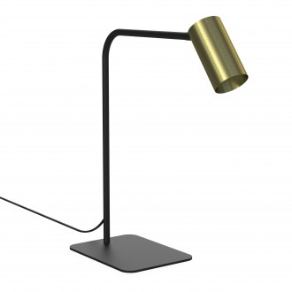 NOWODVORSKI 7710 | Mono-NW Nowodvorski asztali lámpa 40cm kapcsoló elforgatható alkatrészek 1x GU10 sárgaréz