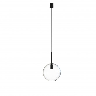 NOWODVORSKI 7850 | Sphere-NW Nowodvorski függeszték lámpa gömb 1x E27 fekete, átlátszó