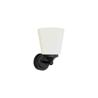 NOWODVORSKI 8053 | BaliN Nowodvorski falikar lámpa 1x E14 IP44 fekete, opál