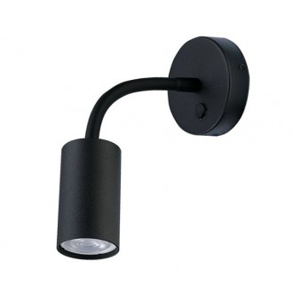 NOWODVORSKI 9068 | Eye-Black Nowodvorski falikar lámpa kapcsoló flexibilis 1x GU10 fekete