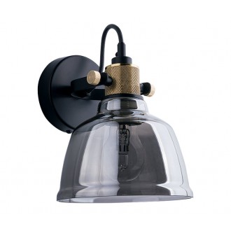 NOWODVORSKI 9154 | Amalfi-NW Nowodvorski falikar lámpa elforgatható alkatrészek 1x E27 fekete, sárgaréz, ezüst