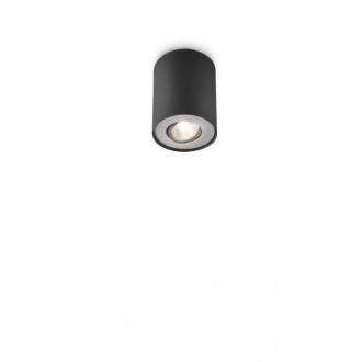 PHILIPS 56330/30/PN | Pillar Philips spot lámpa elforgatható fényforrás 1x GU10 fekete