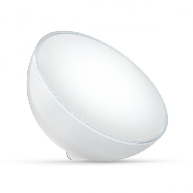 PHILIPS 76020/31/P7 | PHILIPS-hue-Ambient Philips hordozható hue Go okos világítás kerek kapcsoló szabályozható fényerő, színváltós, állítható színhőmérséklet, Bluetooth 1x LED 520lm 2000 <-> 6500K fehér