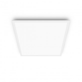 PHILIPS 8719514326705 | Touch-PH Philips mennyezeti SLIM LED panel - SceneSwitch négyzet impulzus kapcsoló szabályozható fényerő 1x LED 3600lm 4000K fehér