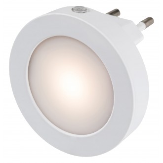 RABALUX 2282 | Pumpkin-RA Rabalux konnektorlámpa lámpa kerek fényérzékelő szenzor - alkonykapcsoló 1x LED 5lm 3000K fehér, opál