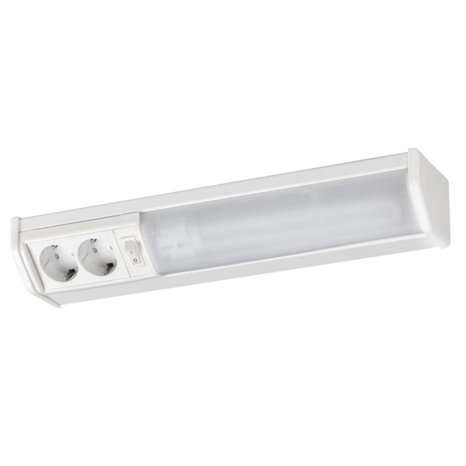 RABALUX 2321 | Bath Rabalux fali lámpa kapcsoló dugaljjal ellátott 1x G23 / T1U 840lm 2700K fehér