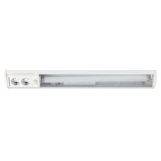 RABALUX 2322 | Bath Rabalux fali lámpa kapcsoló dugaljjal ellátott 1x G13 / T8 950lm 2700K fehér