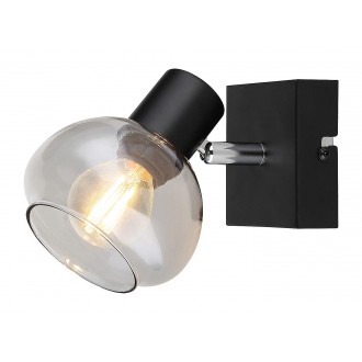 RABALUX 3295 | Sullivan_RA Rabalux spot lámpa elforgatható alkatrészek 1x E14 fekete, króm, füst