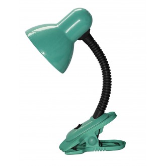 RABALUX 4257 | Dennis Rabalux csiptetős lámpa kapcsoló flexibilis 1x E27 zöld, fekete