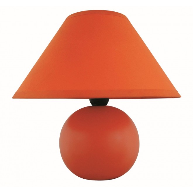 RABALUX 4904 | Ariel Rabalux asztali lámpa 19cm vezeték kapcsoló 1x E14 narancs