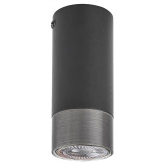 RABALUX 5074 | Zircon Rabalux mennyezeti lámpa 1x GU10 fekete, ezüst