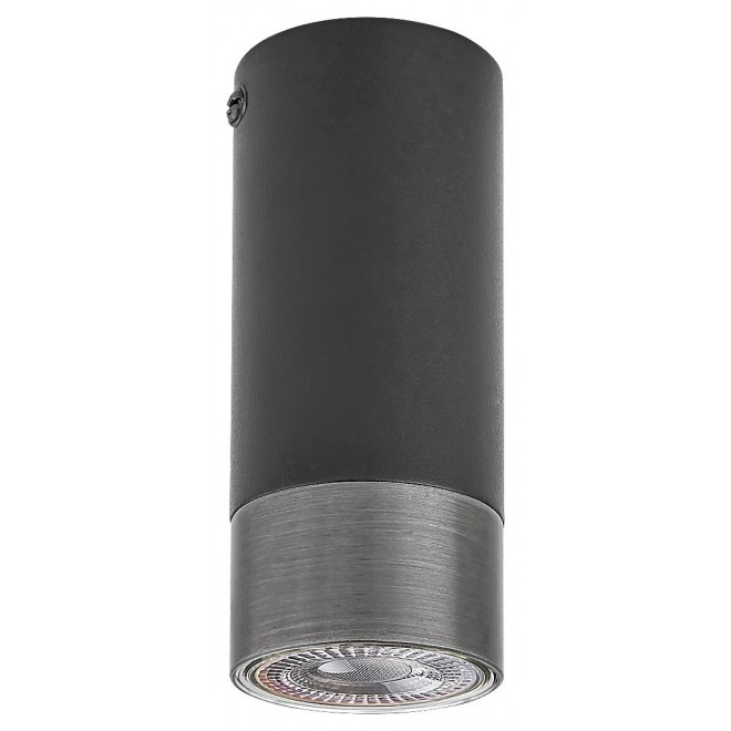 RABALUX 5074 | Zircon Rabalux mennyezeti lámpa 1x GU10 fekete, ezüst