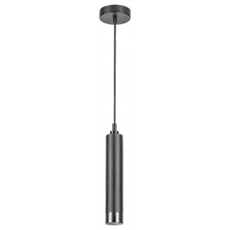 RABALUX 5076 | Zircon Rabalux függeszték lámpa 1x GU10 fekete, ezüst