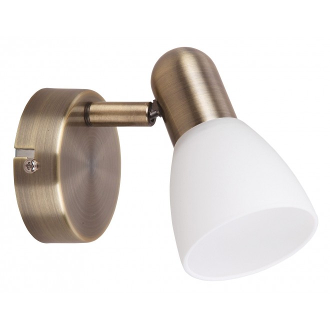 RABALUX 6306 | Soma2 Rabalux spot lámpa elforgatható alkatrészek 1x E14 bronz, fehér