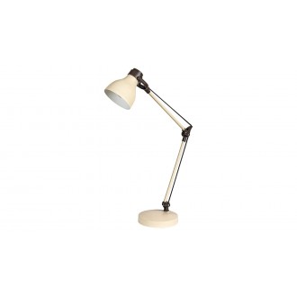 RABALUX 6410 | Carter-RA Rabalux asztali lámpa 58cm kapcsoló elforgatható alkatrészek 1x E14 bézs, barna
