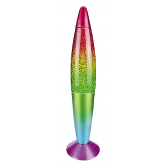 RABALUX 7008 | Glitter-Rainbow Rabalux dekor lávalámpa vezeték kapcsoló 1x E14-G45 többszínű
