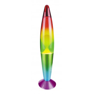 RABALUX 7011 | Lollipop-Rainbow Rabalux dekor lávalámpa vezeték kapcsoló 1x E14 / G45 többszínű
