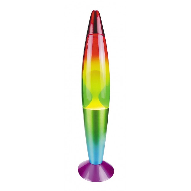 RABALUX 7011 | Lollipop-Rainbow Rabalux dekor lávalámpa vezeték kapcsoló 1x E14-G45 többszínű