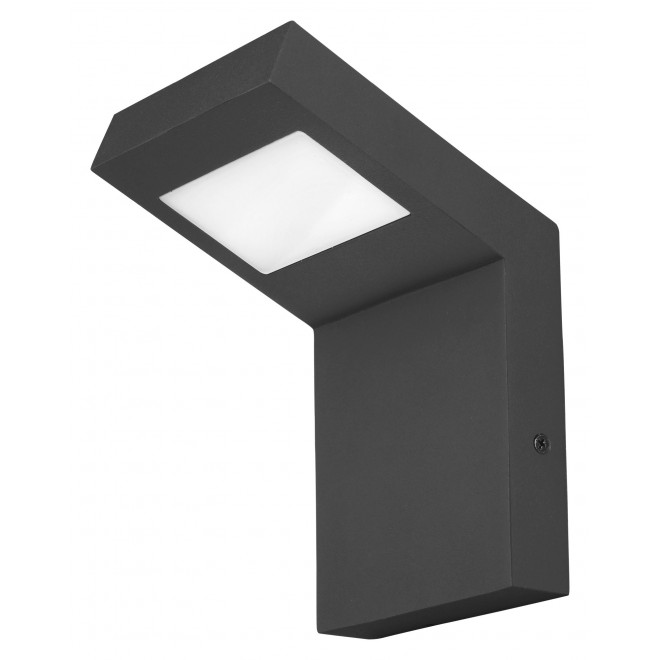 RABALUX 7925 | Lima-RA Rabalux fali lámpa 1x LED 600lm 3000K IP44 matt fekete, fehér