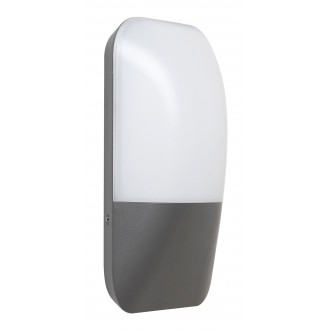 RABALUX 7996 | Ecuador Rabalux fali lámpa UV álló műanyag 1x LED 800lm 4000K IP65 UV antracit szürke, fehér