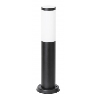 RABALUX 8147 | Black-torch Rabalux álló lámpa kerek 45cm UV álló műanyag 1x E27 IP44 UV matt fekete, fehér