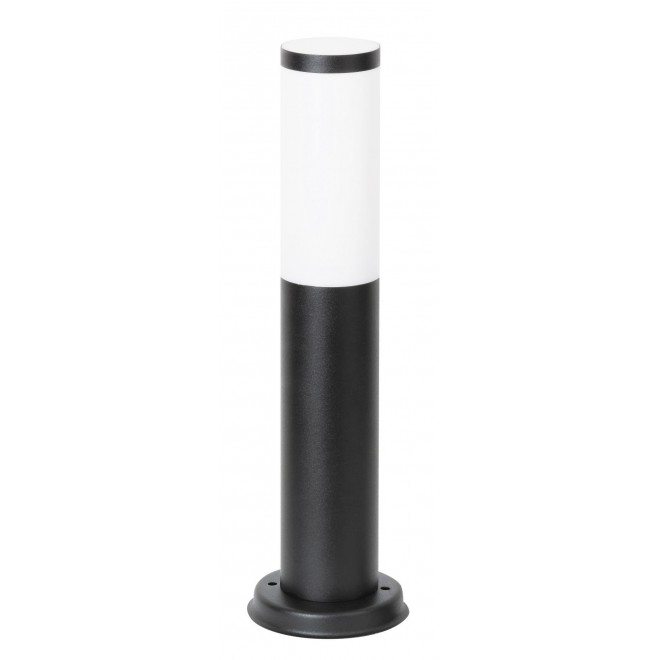 RABALUX 8147 | Black-torch Rabalux álló lámpa kerek 45cm UV álló műanyag 1x E27 IP44 UV matt fekete, fehér
