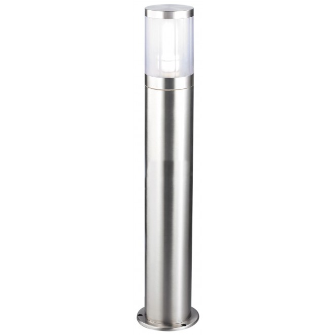 RABALUX 8168 | Atlanta Rabalux álló lámpa 80cm UV álló műanyag 1x E27 IP44 UV nemesacél, rozsdamentes acél, átlátszó