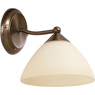 RABALUX 8171 | Regina Rabalux fali lámpa 1x E14 bronz, krémszín