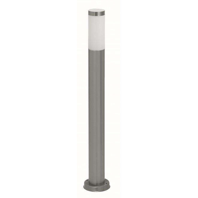 RABALUX 8264 | Inox Rabalux álló lámpa 65cm UV álló műanyag 1x E27 IP44 UV nemesacél, rozsdamentes acél, fehér
