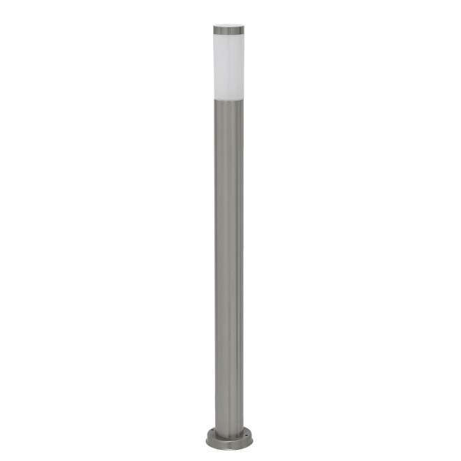 RABALUX 8265 | Inox Rabalux álló lámpa 110cm UV álló műanyag 1x E27 IP44 UV nemesacél, rozsdamentes acél, fehér