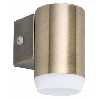 RABALUX 8937 | Catania-RA Rabalux falikar lámpa UV álló műanyag 1x LED 350lm 3000K IP44 UV bronz, fehér