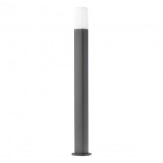 REDO 9077 | Crayon Redo álló lámpa 80cm 1x E27 IP44 sötétszürke, opál
