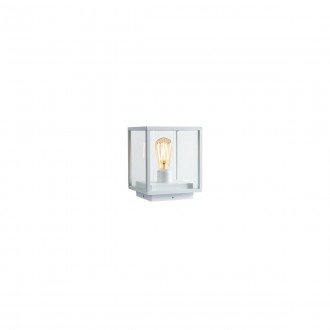 REDO 9108 | Vitra-RD Redo álló lámpa 24,5cm 1x E27 IP54 matt fehér, áttetsző