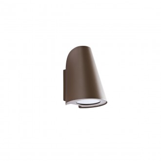 REDO 9530 | Alvar Redo fali lámpa 1x GU10 IP44 sötétbarna, áttetsző