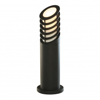 SEARCHLIGHT 1086-450 | Outdoor-Posts Searchlight álló lámpa 45cm 1x E27 IP44 matt fekete, opál