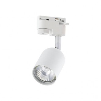 TK LIGHTING 4496 | Tracer Tk Lighting rendszerelem spot lámpa elforgatható alkatrészek 1x GU10 fehér, króm