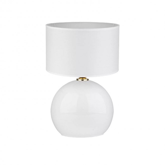 TK LIGHTING 5078 | Palla-TK Tk Lighting asztali lámpa 50cm kapcsoló 1x E27 fehér, arany