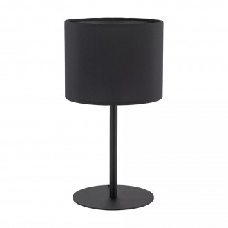 TK LIGHTING 5098 | Rondo-TK Tk Lighting asztali lámpa 37cm kapcsoló 1x E27 fekete, fehér