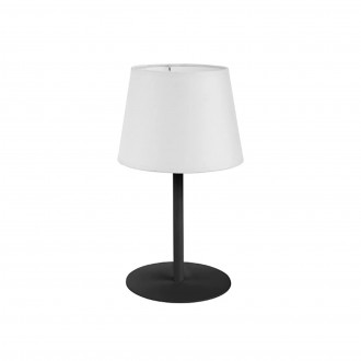 TK LIGHTING 5548 | Maja-TK Tk Lighting asztali lámpa 36cm kapcsoló 1x E27 fekete, fehér