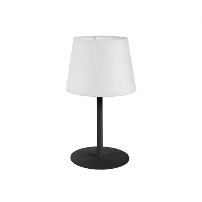 TK LIGHTING 5548 | Maja-TK Tk Lighting asztali lámpa 36cm kapcsoló 1x E27 fekete, fehér
