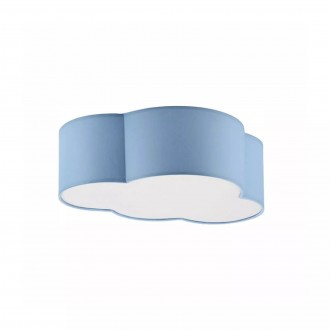 TK LIGHTING 6074 | Cloud Tk Lighting mennyezeti lámpa 2x E27 kék, fehér