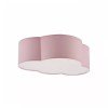 TK LIGHTING 6075 | Cloud Tk Lighting mennyezeti lámpa 2x E27 rózsaszín, fehér