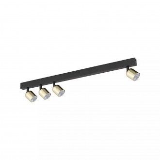 TK LIGHTING 6314 | Top-TK Tk Lighting spot lámpa elforgatható alkatrészek 4x GU10 fekete, arany