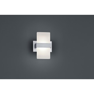 TRIO 274670105 | Platon Trio fali lámpa kapcsoló 1x LED 430lm 3000K csiszolt alumínium, opál