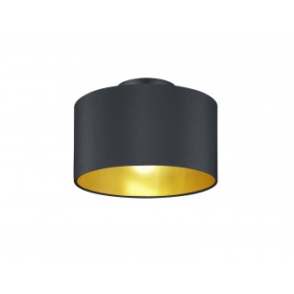 TRIO 608200279 | Hostel Trio mennyezeti lámpa 2x E14 matt fekete, arany