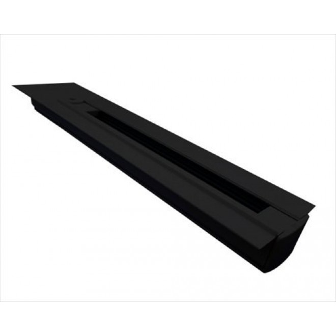 VIOKEF 02/0122 | Viokef-Track Viokef rendszerelem - vezetősín - süllyesztett alkatrész fekete