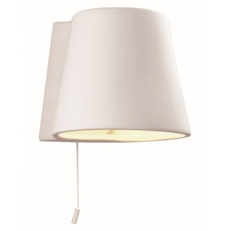 VIOKEF 4075300 | Ceramic-VI Viokef fali lámpa festhető 1x E14 fehér